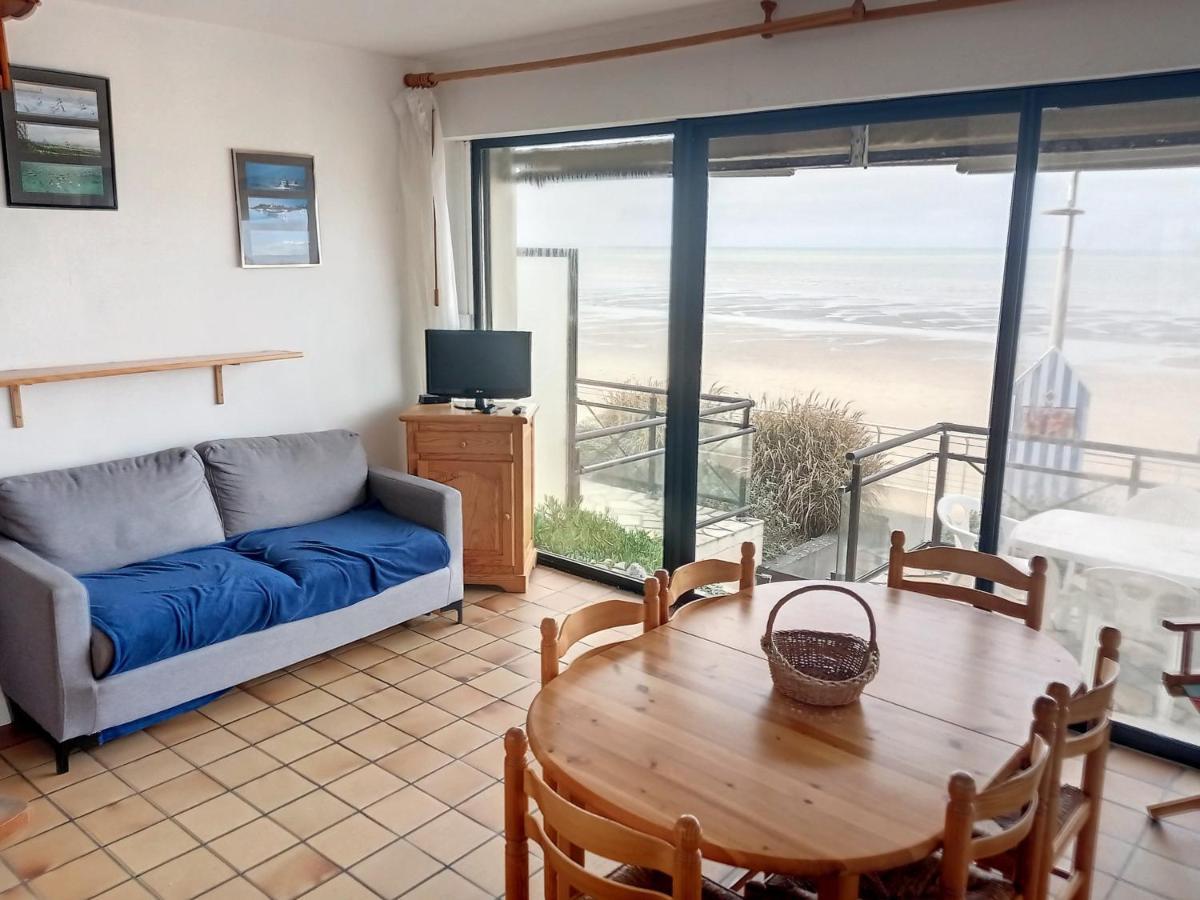 Appartement Duplex En Front De Mer Avec Terrasse - Acces Direct Plage - 2 Chambres + Cabine - Fr-1-361-456 생-페르-쉬르-메르 외부 사진