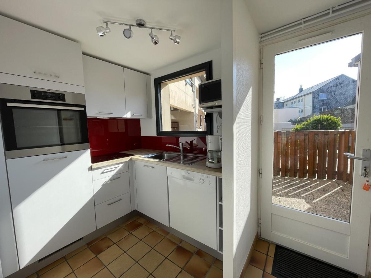 Appartement Duplex En Front De Mer Avec Terrasse - Acces Direct Plage - 2 Chambres + Cabine - Fr-1-361-456 생-페르-쉬르-메르 외부 사진