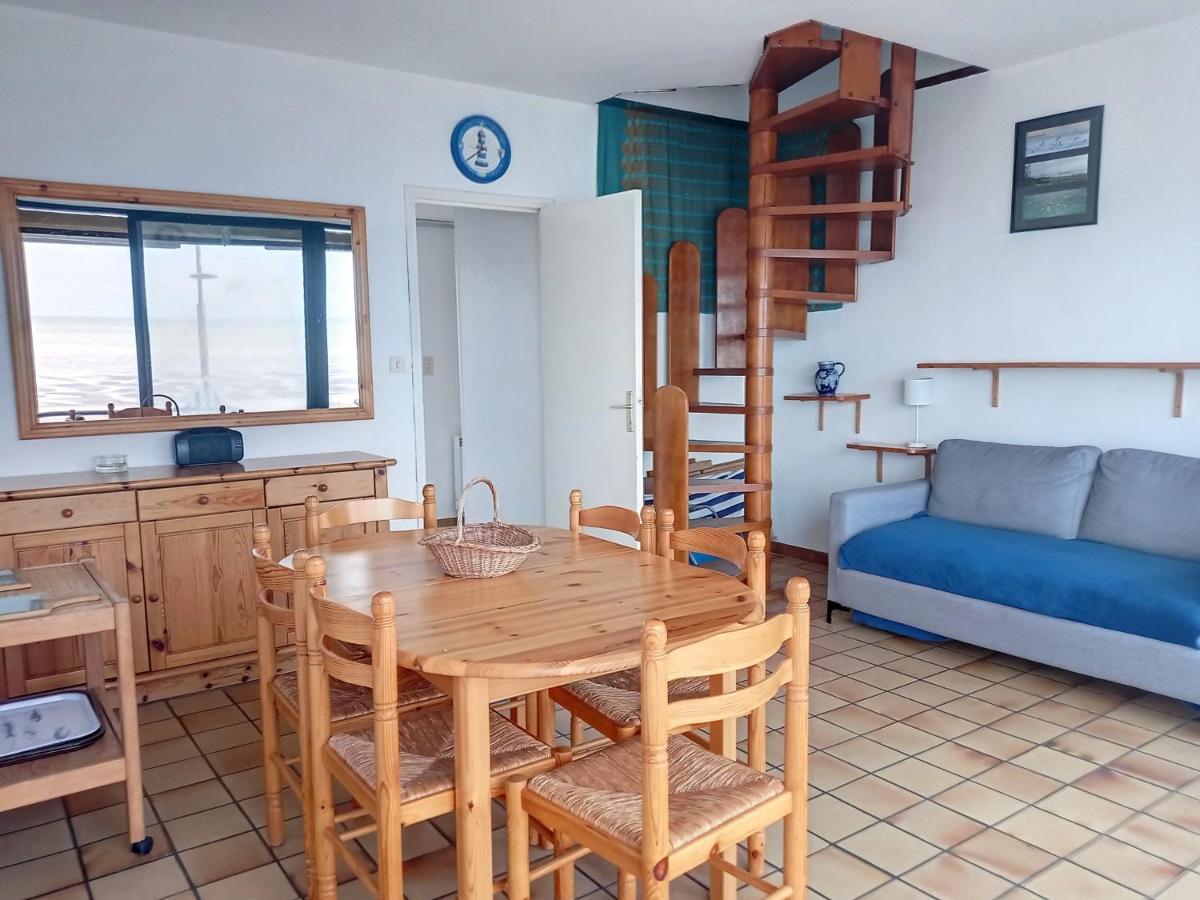Appartement Duplex En Front De Mer Avec Terrasse - Acces Direct Plage - 2 Chambres + Cabine - Fr-1-361-456 생-페르-쉬르-메르 외부 사진