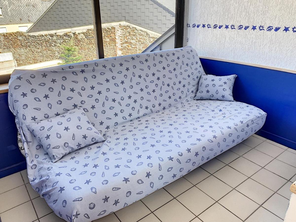 Appartement Duplex En Front De Mer Avec Terrasse - Acces Direct Plage - 2 Chambres + Cabine - Fr-1-361-456 생-페르-쉬르-메르 외부 사진